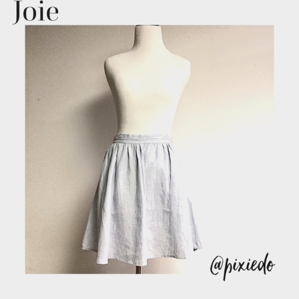 {Joie}  “Kaylea” Chambray Linen Skirt
